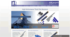 Desktop Screenshot of high-voltage-resistors.com